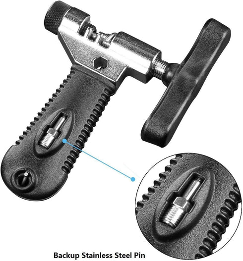 Oumers Universal Bike Chain Tool Kit, Chain Breaker & Installer for Road & Mountain Bicycles, Repair Kit