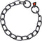 HS SPRENGER Short Link Necklace, Stainless Steel, 61 cm / 24 inch, Black, 0.108 kg