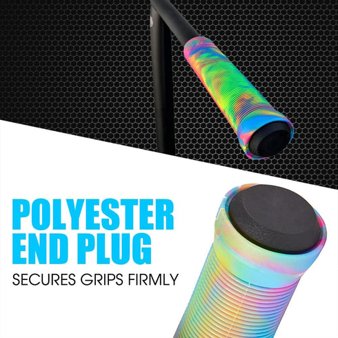 Scooter Grips - Mixed Color MTB & BMX Handlebar Grips, 145mm Soft Grips for Pro Stunt Kick Scooter, Mountain Bike