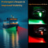 IP67 HERCOO Boat Navigation Lights LED Bow Lights for Boats, Waterproof Red and Green Marine Navigation Lights for Bow