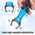 FLISSA Folding Fish Gripper with Lanyard, Lightweight Aluminum Fish Grabber, Portable Fish Lip Gripper Holder