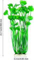 MyLifeUNIT Plastic Fish Tank Plants, 2 Pack Artificial Tall Aquarium Plants for Fish Tank Decor, 15.75 Inches (Green)