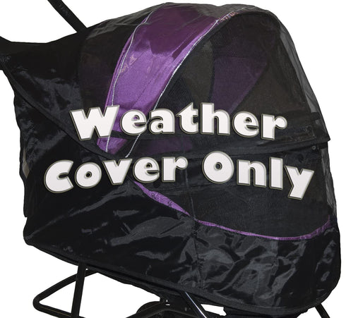 Pet Gear No-Zip Special Edition 3 Wheel Pet Stroller for Cats/Dogs, Zipperless