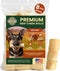 8 Pack 10 Inch Beef Cheek Rolls for Dogs Digestible Rawhide Alternative