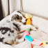 ZippyPaws Deluxe Caterpillar Dog Toy, 30" Squeaky Pet Toy for Medium & Large Dogs, Soft Plush Chew Toy