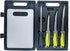 SE 5-Piece Fish Fillet Set, Includes Knife Sharpener and Carrying Case, Ideal for Cleaning, Cutting, Trimming Fish