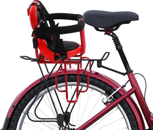 Gdrasuya10 Kids Bike Seat Rear Mounted, Baby Bicycle Toddler Bike Seat Safety Carrier for Adult Bike