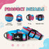 Jacquard Dog Collar, Adjustable Pet Dog Collar for Medium Dogs with Quick Release Buckle, Durable Breathable & Fade