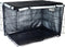 Durable Dog Crate Cover-Double Door, Waterproof Anti-UV Pet Kennel Cover Fit for 24-54 inches Crate, Black