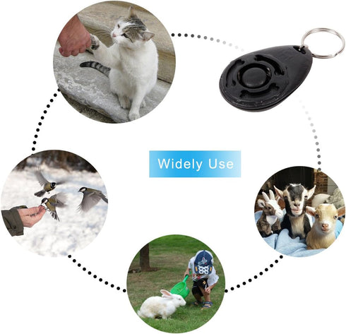 Clicker Training for Dogs, 4 Pcs Multi-Color Dog Clicker for Training with Wrist Strap, Perfect for Pets