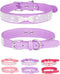 Bling Dog Collar for Small Medium Large Dogs, Crown Rhinestone Collars for Girl and Boy Dogs, Adjustable Leather Suede