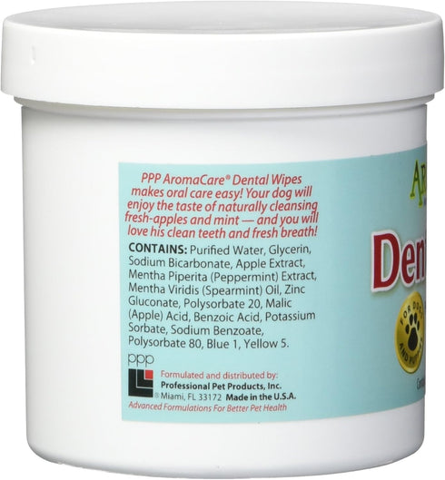 PPP Pet Aroma Care Dental Wipes - 100 Count
