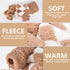 Spring Dog Pajamas, Lightweight Fleece Sweaters for Small Dogs, Chihuahua Onesie Clothing, XS, Beige