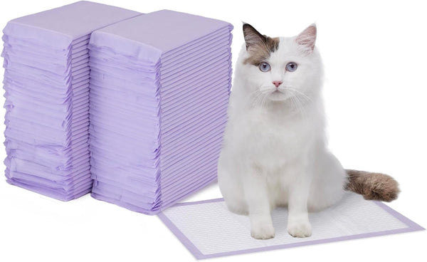 Amazon Basics Cat Pee Pads, Odor Control, Super Absorbent, Disposable, Universal Fit