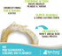 Raw Paws Compressed Rawhide Rings for Dogs, 6-inch, 5-Count - Digestible Rawhide Donuts, Natural Puppy Teething Rings