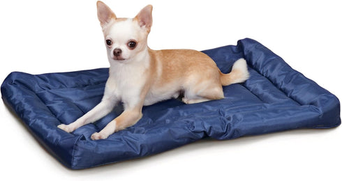 Water-Resistant Beds - Durable Nylon Beds for Dogs and Cats, Large, Royal Blue
