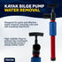 Five Oceans Manual Bilge Pump - 18-Inch Hand Bilge Pump for Boats, Canoe, Kayak, and Small Boats