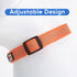 Pawtitas Reflective Dog Collar, Adjustable for Large Dogs, Orange Puppy Collar