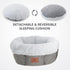 Cat Beds for Indoor Cats, Small Dog Bed, Calming Donut Dog Bed, Soft Cozy Puppy Bed for Small/Medium Dogs