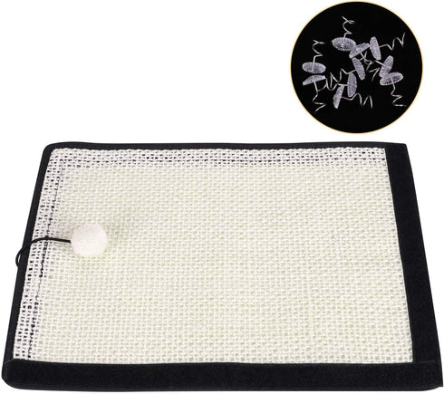 Cat Scratching Pads, Natural Sisal Cat Scratching Pad, Furniture Protectors for Couch, Chair, Wall
