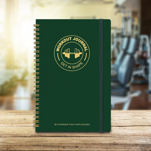 Man8.5" 6" Thboxes Workout & Fitness Journal for Woman x Daily Exercise Log Notebook Personal Health Meal Planner