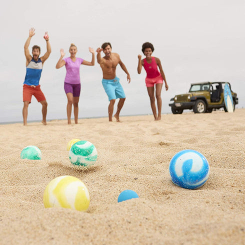 Set 8 1 Set Franklin Sports Bocce Ball All Weather Bocce Balls and Pallino Beach, Backyard Lawn or Outdoor Party Game