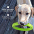 Dog Chewing Ring - Soft Rubber Dental Chewing Toy for Small and Medium Dogs, 10", Green