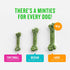 Minties Dental Chews for Dogs, 12 Count, Vet-Recommended Mint-Flavored Treats for Large Dogs Over 50 lbs