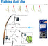 Saltwater Surf Fishing Tackle Kit - 184pcs Saltwater Fishing Gear, Lures, Bait Rigs, Crankbait, Spoon, Bucktail Jigs,