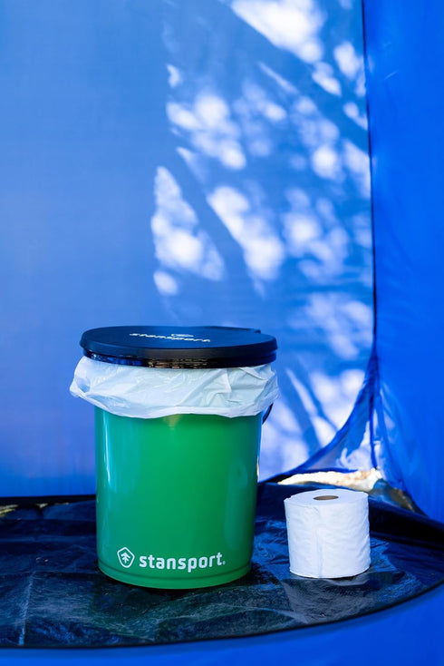 4.5 Portable Bucket Toilet by Stansport - Lightweight & Durable Gallon