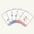 Holistic Atelier 70 Yoga Asanas Card Deck Premium Illustrated cards with Hatha Yoga Poses + Sequences & Pranayama.
