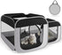 Tailtastic Large Cat Playpen with Separate Areas,Outdoo&Indoor Cat Enclosures,Portable Pet Playpen for