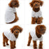 lovelonglong Basic Dog Polo Shirts, Premium Cotton Polo T-Shirts for Large Medium Small Dogs, White, XXXL