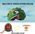 Toddler Helmet Kids Bike Helmet - 3D Dinosaur Design Protective Gear Set for Kids Age 3-8, Safety Certified.