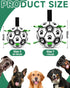 QDAN Dog Toys Soccer Ball with Straps - 10 Inch Durable Herding Ball for Extra Large Dogs, Outdoor Water Toy, Birthday