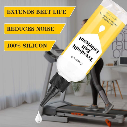 Premium 100% Silicone Lube, 4 Ounces for Treadmill Belt Lubrication, Easy to Apply Lubricant Oil for Treadmills
