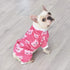 CuteBone Dog Christmas Pajamas - Soft Pjs Coat for Small Dogs & Cats - Comfy Pet Clothes Outfit Doggie Bodysuit P46S