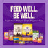 6-0.4 Wellness Lickable Treats Soft Puree Natural Grain Free Adult Cat Treats, Chicken Recipe, Contains Ounce