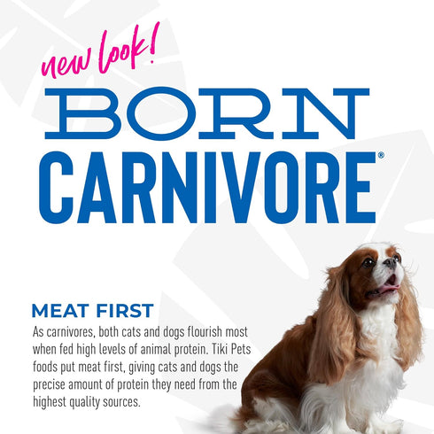 Tiki Dog Born Carnivore Savory Duck, Peas & Lentils Recipe, Grain Free Baked Kibble for Adult Dogs, 3.5 lbs
