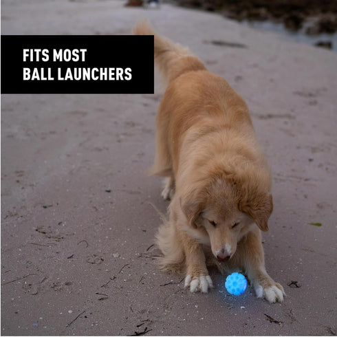 Nite Ize 9 GlowStreak Rechargeable LED Ball - Rubber Dog Toy - Motion-Activated & Waterproof Design - Hours of Runtime