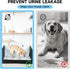 Seamless, Dog Litter Box with High Walls, Pee Pad Holder Foldable, No Assembly, Waterproof, Easy to Clean, Portable