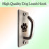 Canine Hitch, Secure Dog Leash Wall Hook with Stainless Steel & ABS Mounting Plate for Efficient Leash Management