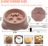 Excellent Slow Feeder Dog Bowl - Fun Alternative to Prevent Bloat for Small Medium Dogs (Pink Set)
