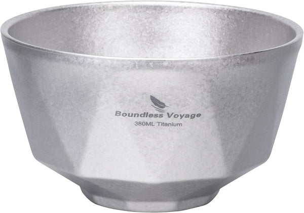 Boundless Voyage Titanium Double Walled Salad and Rice Bowls Soup Oatmeal Yogurt