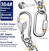 Tie Out Cable for Dogs Up to 300lbs, 100ft Extra Strong Tether, 1000lbs Break Strength, Dog Run Cable for Yard Garden