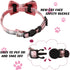 Weewooday 10 Pcs Breakaway Cat Collar with Bow Tie and Bell, Adjustable Cute Plaid Safety Collars for Cats