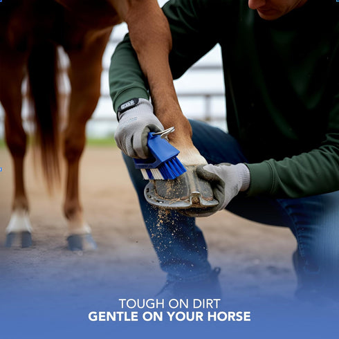Slip-Proof Grooming Brush for Horses - Kelcie's Pick Brush Cleaning Tool