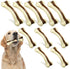 Sosation 10 Pcs Dog Chew Toys for Aggressive Chewers, Tough Puppy Teething Bones for All Breeds