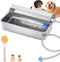 Homsky Automatic Water Dispenser for Dog, 6L Dog Water Bowl Dispenser, Large Stainless