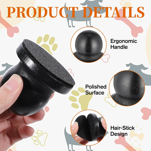 Hadnves 6 Dog Nail File Dog Scratch Board with Pcs Replaceable Sandpaper Wooden Scratchs Pad Easy Nail Care Dogs